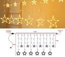 Cascata Estrela LED com 8 Funções